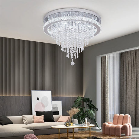 Metal Luna Crystal Lamp for Hallway