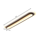 Oval Ceiling Light for Modern Homes