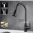Touch Sensor Kitchen Faucet Chrome Detail