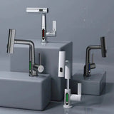 Pull-out kitchen faucet for modern kitchen decor - 360-degree swivel rotation