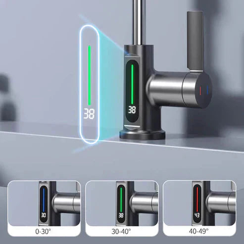 Pull-out kitchen faucet with included mounting hardware - high-arc brushed nickel finish