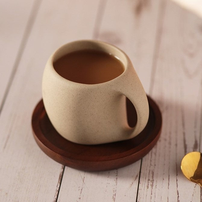 Hana Zen Ceramic Coffee Cup Set overall product view - OpalDwell