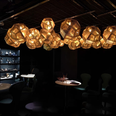 Black Metal Pendant Lamp for Hallway Lighting