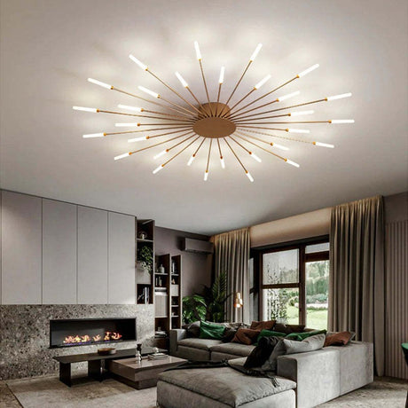 Modern Ceiling Lamp Ambient Glow in Living Room