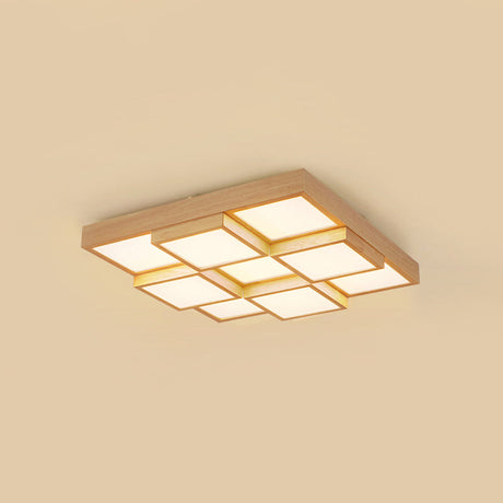 Wood Ceiling Light for Hallway Accent Decor