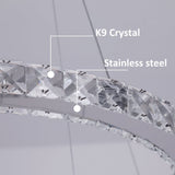 sparkling crystal facets chandelier