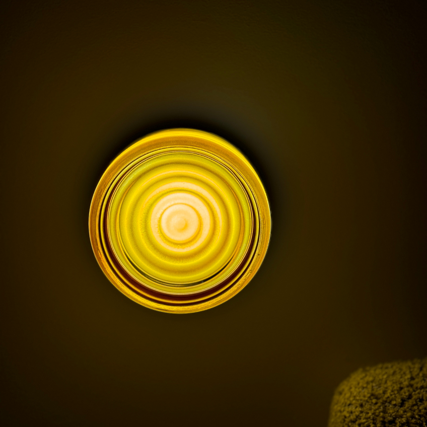 Glass Shade Wall Light for Hallway