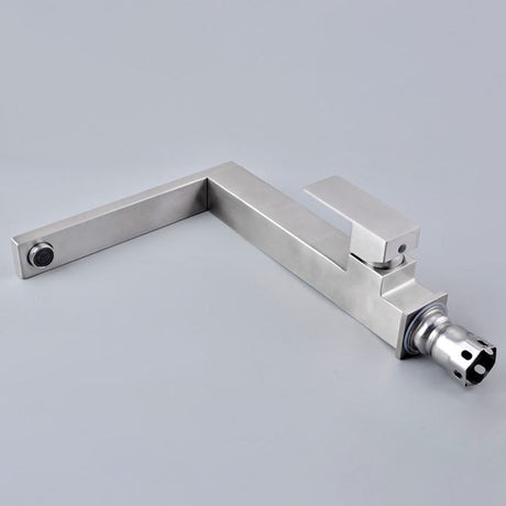 Stainless steel kitchen faucet for small kitchen spaces - ceramic valve mechanism