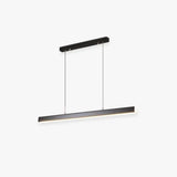 Nexis Linear Metal LED Pendant Light in Black and Brown