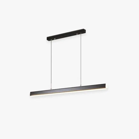Nexis Linear Metal LED Pendant Light in Black and Brown