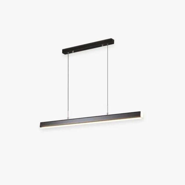 Nexis Linear Metal LED Pendant Light in Black and Brown