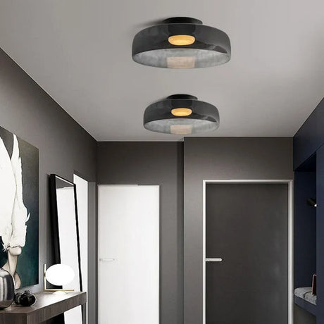 Keiora Nordic Glass Ceiling Lamp | Medieval Charm Lighting