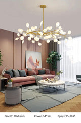 chandelier installed in loft apartment setting
