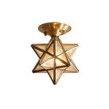 Brass Ceiling Lamp for Traditional Style Homes