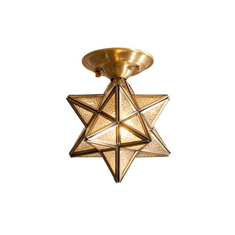 Brass Ceiling Lamp for Traditional Style Homes