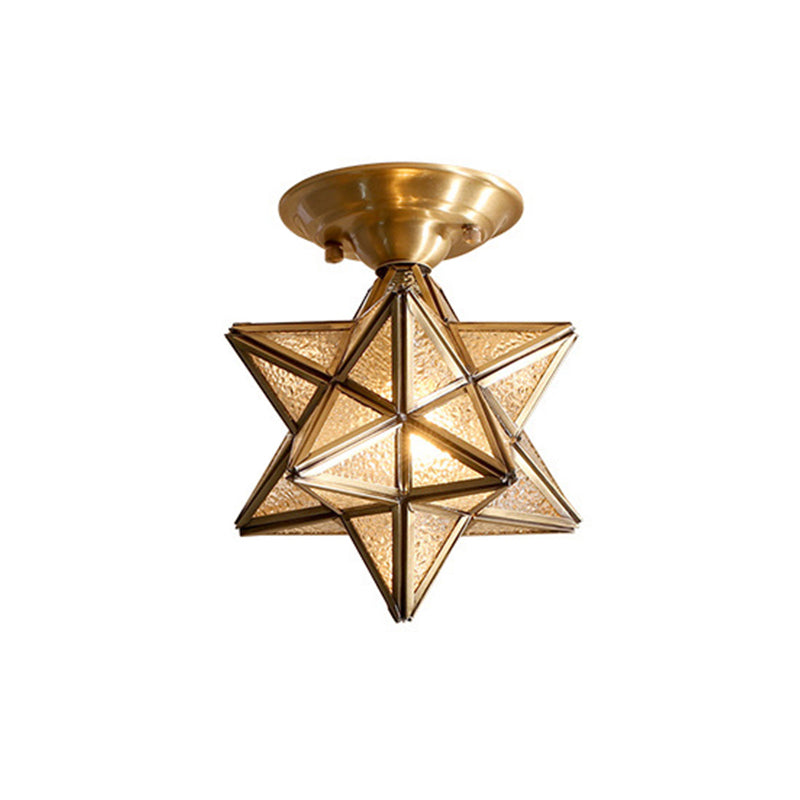 Brass Ceiling Lamp for Traditional Style Homes