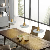 Marble Pendant Light Side View Detail