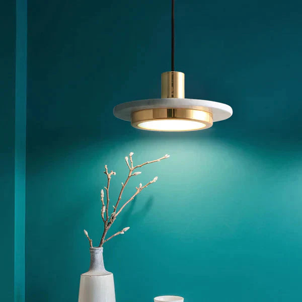 Marble Pendant Light for Kitchen and Entryway