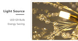 crystal shade chandelier for living areas