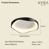 Virelli Ceiling and Wall Light Close-Up of Acrylic Shade