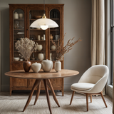 Pendant light paired with farmhouse decor