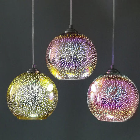 Multicolored Glass Design Detail