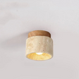 Travertine Chandelier Small Size Recessed Installation - OpalDwell