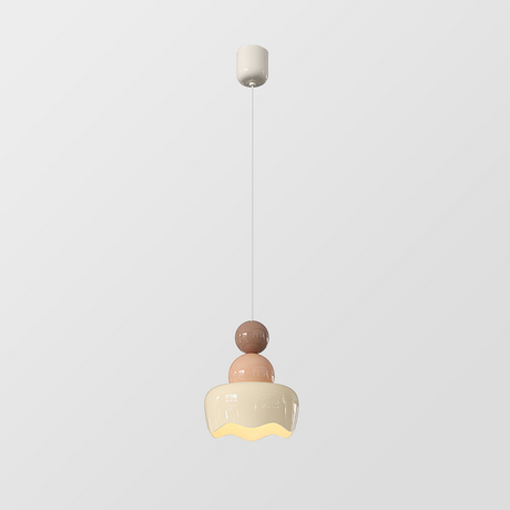 Aurelia Glow Resin Pendant Light for Bedroom
