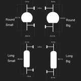 Glass Wall Sconce for living room