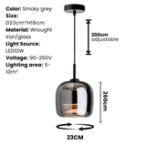 Nordic pendant light warm LED glow