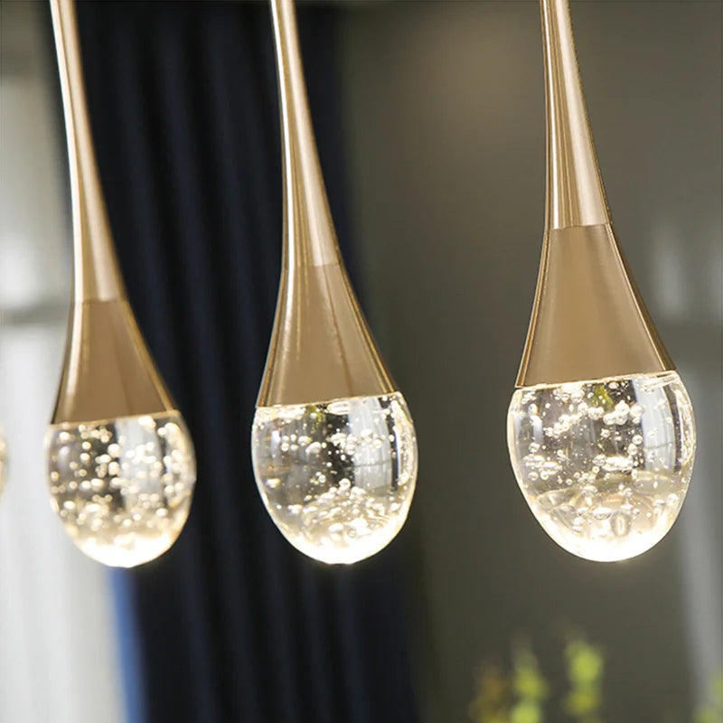 Glass Pendant Light – drop design | OroDwell