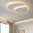 Sculptural LED Ceiling Light for Living Room