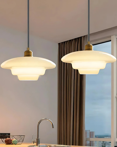 LyraCloud Pendant Light overall product view - OpalDwell