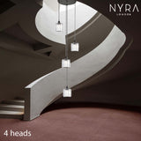 crystal accent chandelier for living room decor