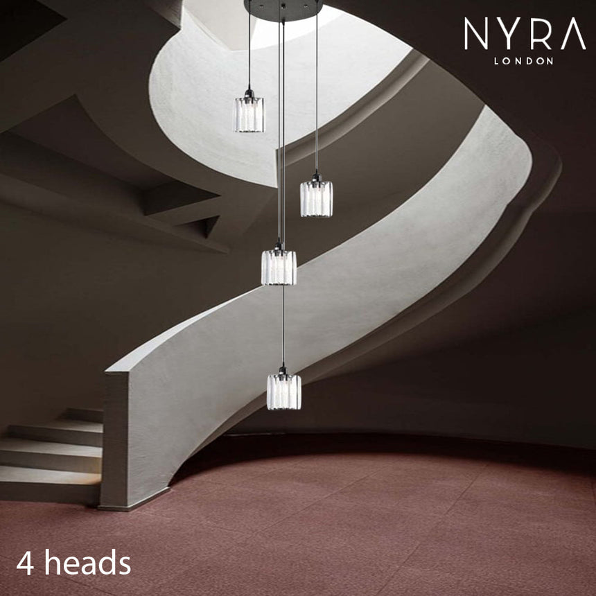 crystal accent chandelier for living room decor