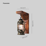 Vintage Lantern Wall Lamp with Warm Glow | OroDwell
