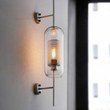 Warm glow wall sconce for bedroom