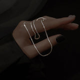 Silver Star Necklace Gift for Her Jewelry Accent - OpalDwell