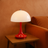 Cordless table lamp with 16 hour battery life