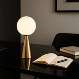 Glass Orb Lamp for Contemporary Home Decor