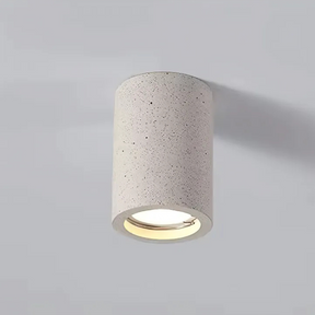 Elara Stone and Metal Ceiling Lamp Surface-Mounted