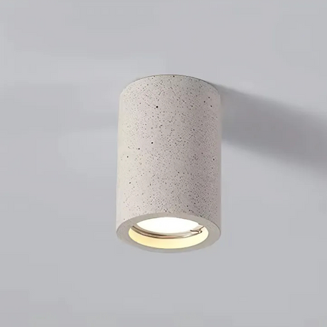 Elara Stone and Metal Ceiling Lamp Surface-Mounted