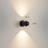 Acrylic shade wall light