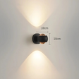 Acrylic shade wall light