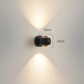 Acrylic shade wall light