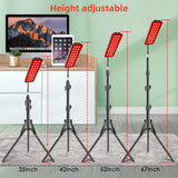 Red Light Floor Lamp Compact Design for Home Use