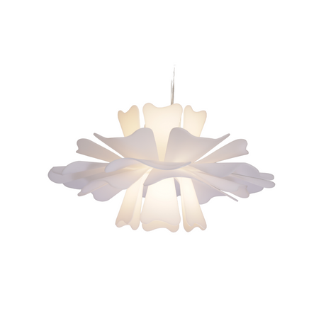 White Pendant Light Detail