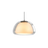Luminex Double Glass Dome Pendant Light layered dome design - OpalDwell