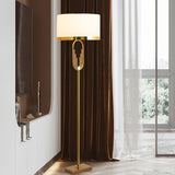Gold floor lamp for living room decor