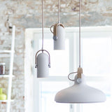 Arc Silhouette Metal Pendant Light Close-Up